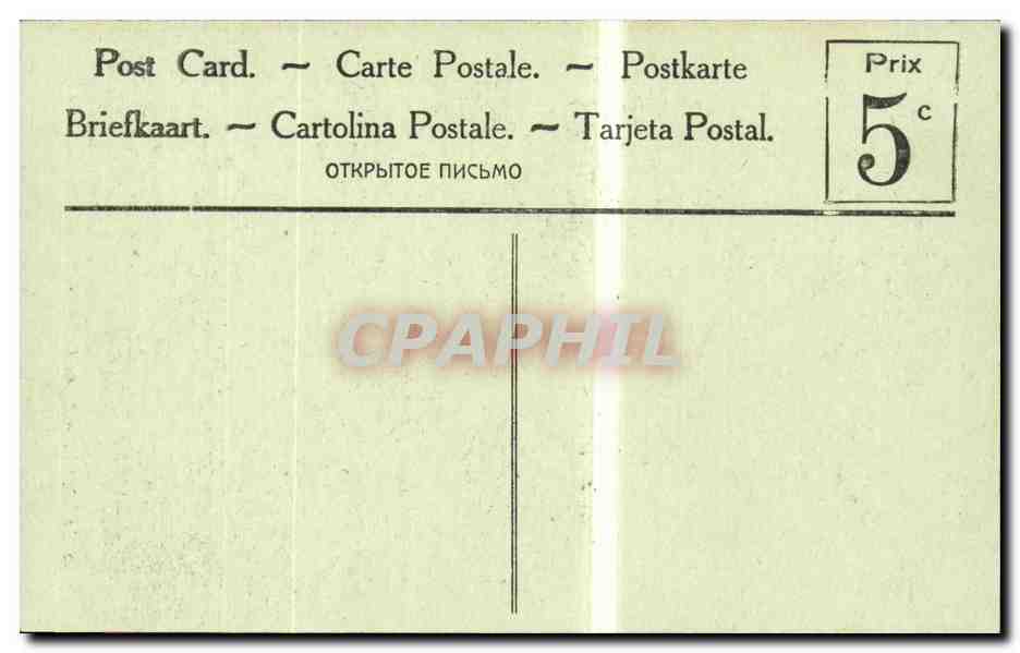 CPA Grece Greece Salonique Sainte Catherine Les refugies — Rückseite