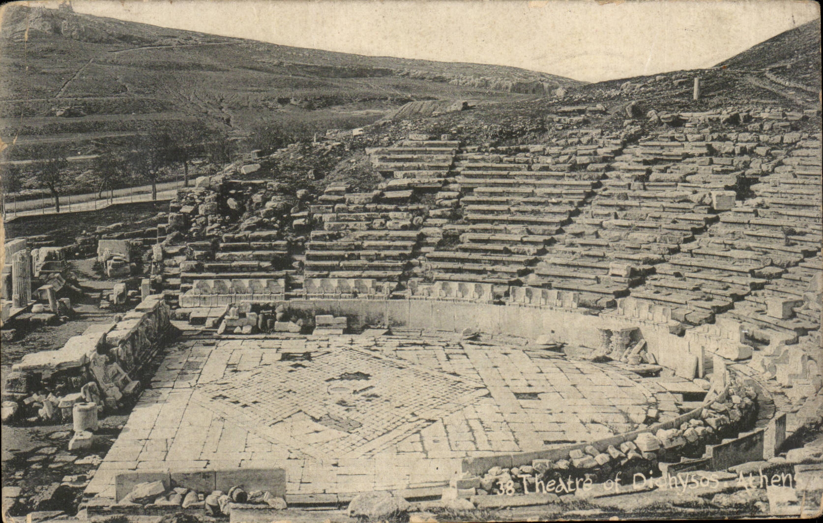 CPA Grece Greece Athenes Theatre de Dionysos