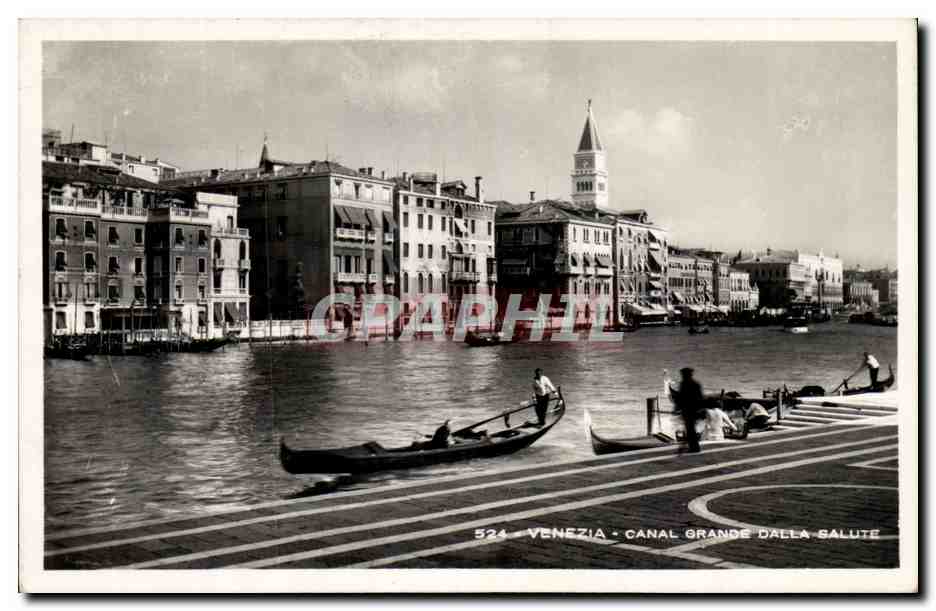 CPA Italie Italia Venezia Canal Grande Dalla Salute