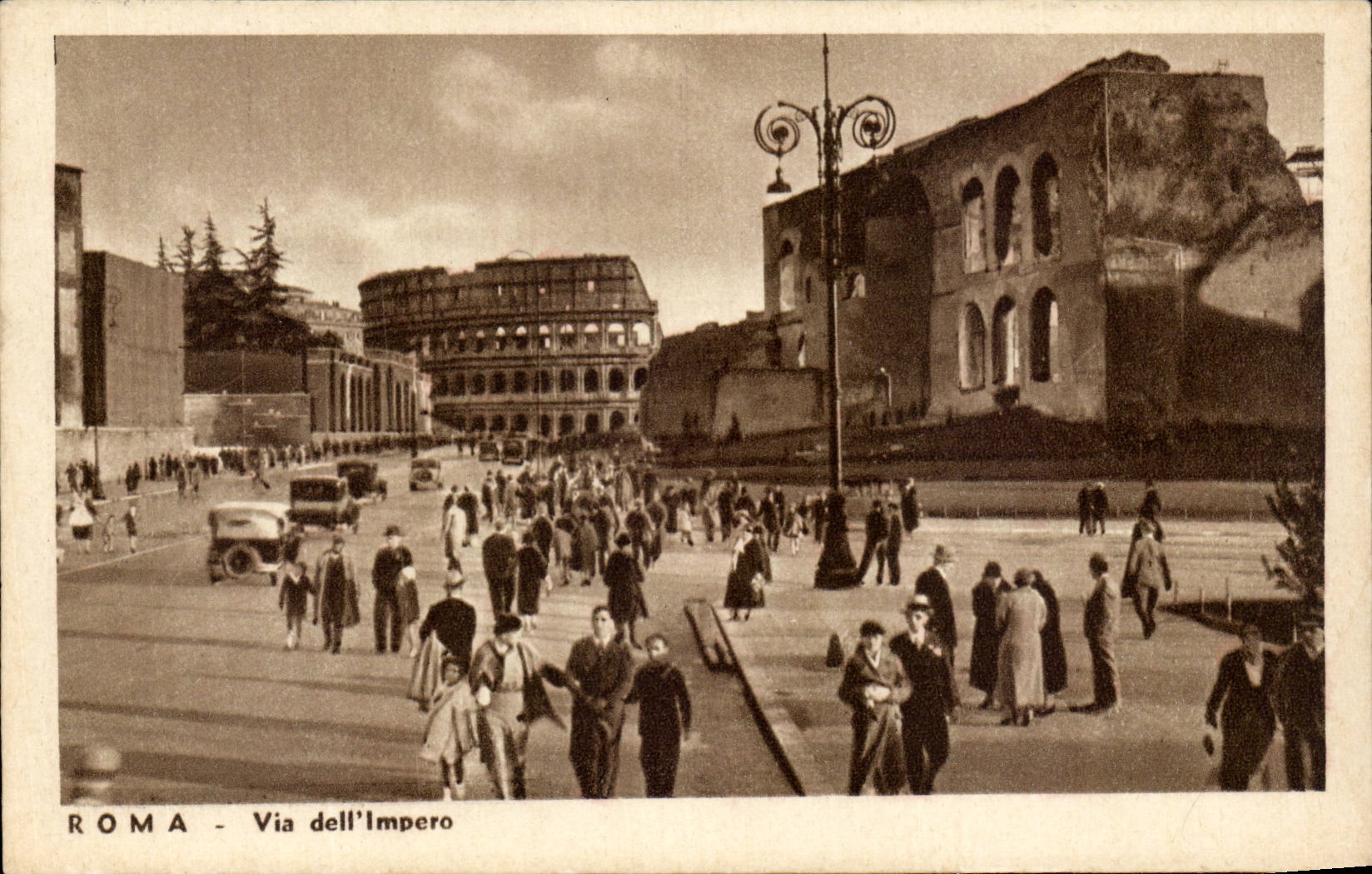 CPA Italie Italia Roma Via dell Impero