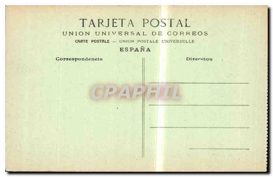 CPA Espagne Espana Spain Fuenterrabia La ciudad — Rückseite