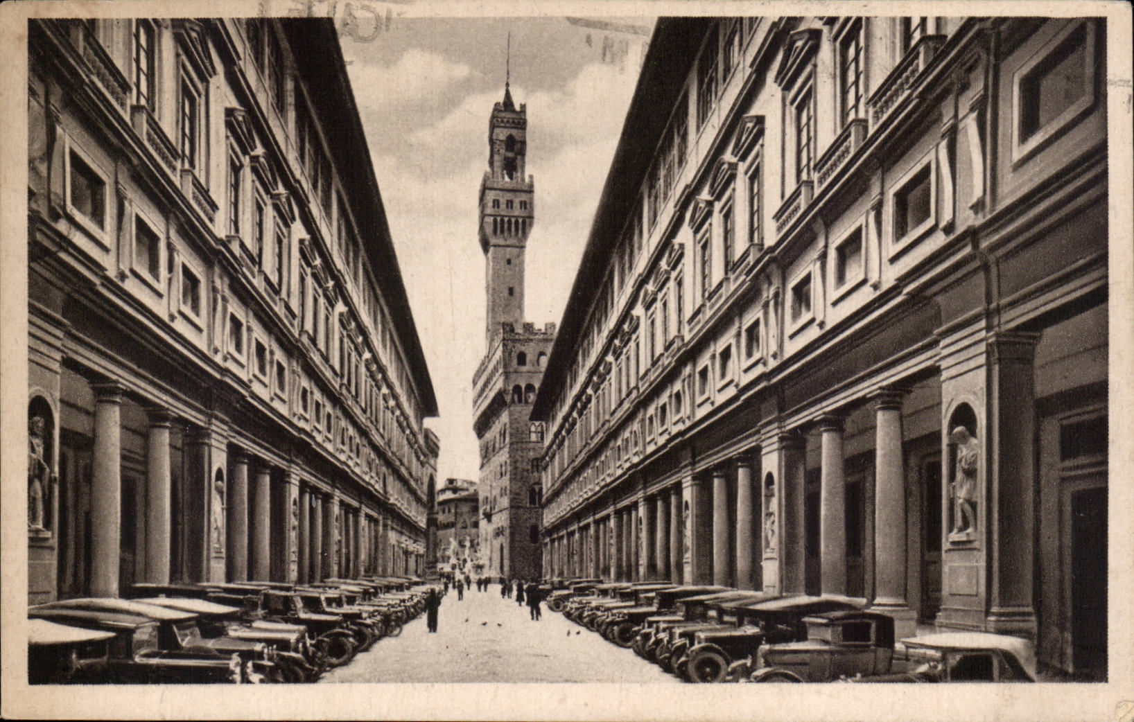 CPA Italie italia Firenze Portico degli Uffizi