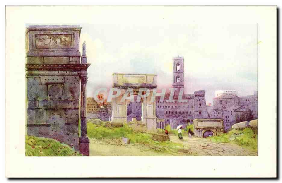 CPA Italie italia Roma Foro Romano