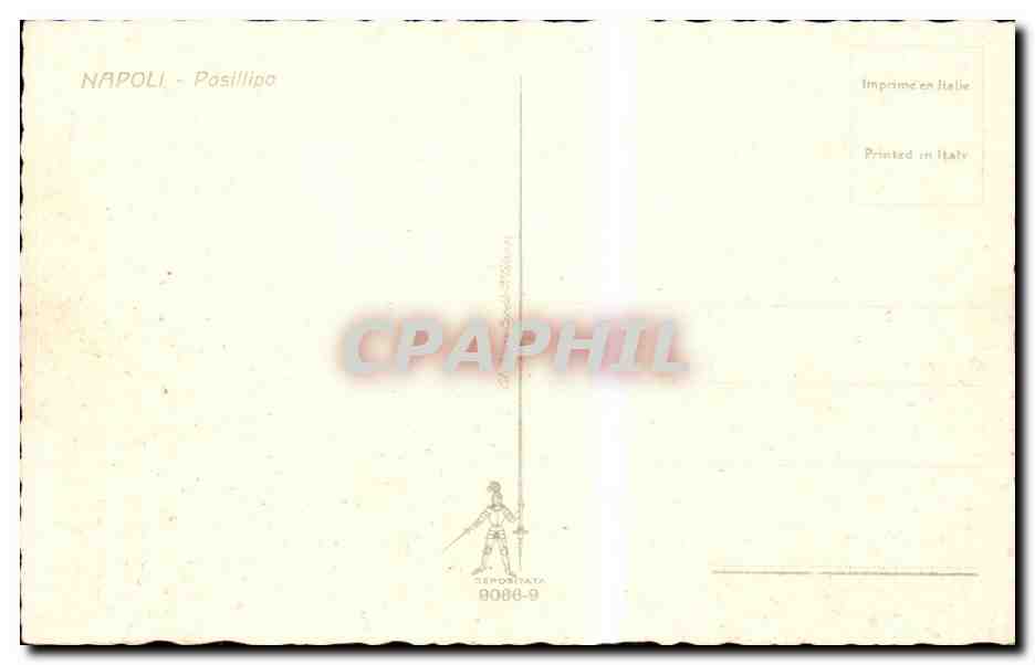 CPA Italie italia Napoli Posilipo — Verso