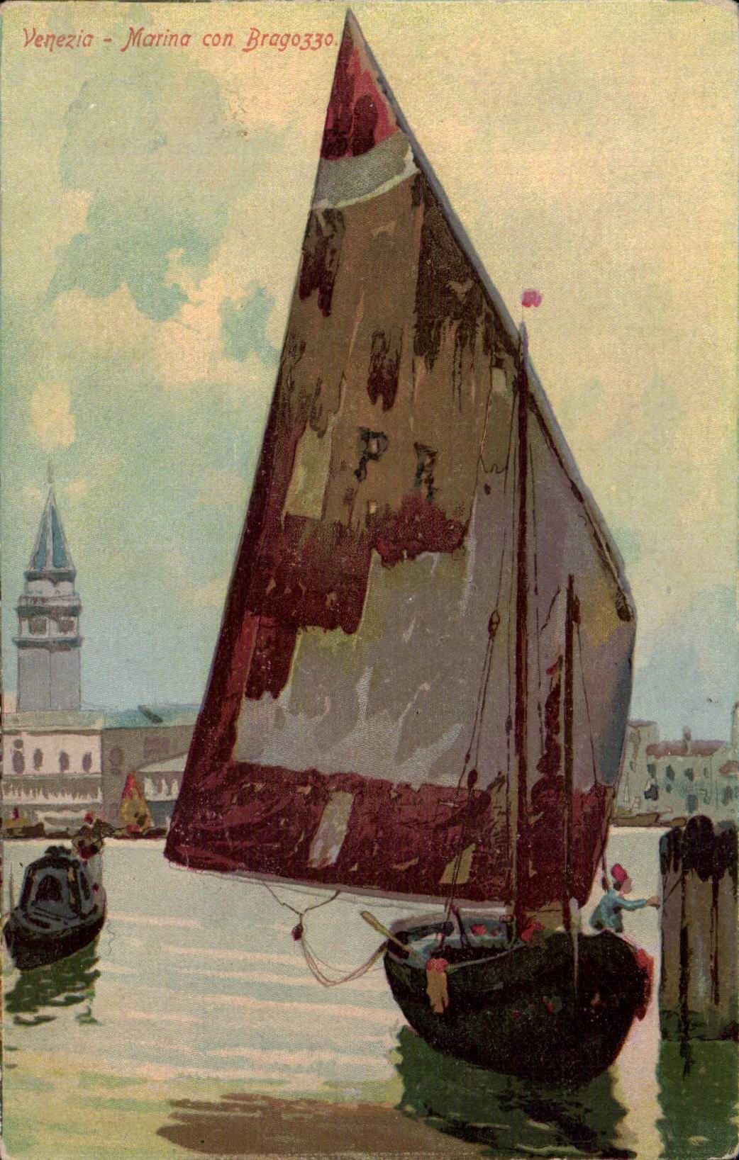 CPA Italie Italia Venise Bateau