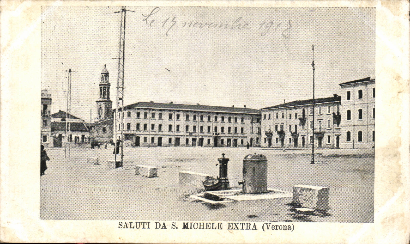 CPA Italie Italia Saluti da S Michela Extra Verona