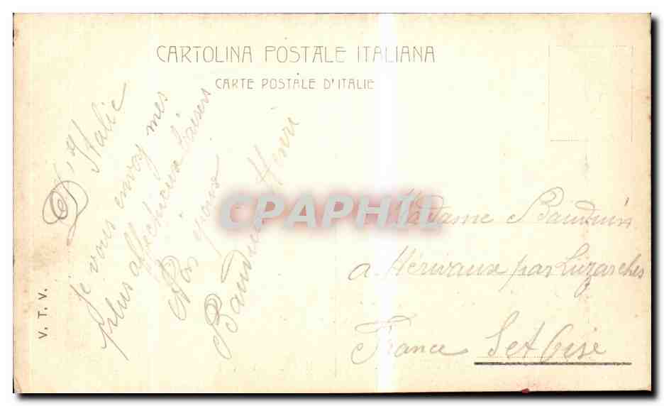 CPA Italie Italia Saluti da S Michela Extra Verona — Rückseite