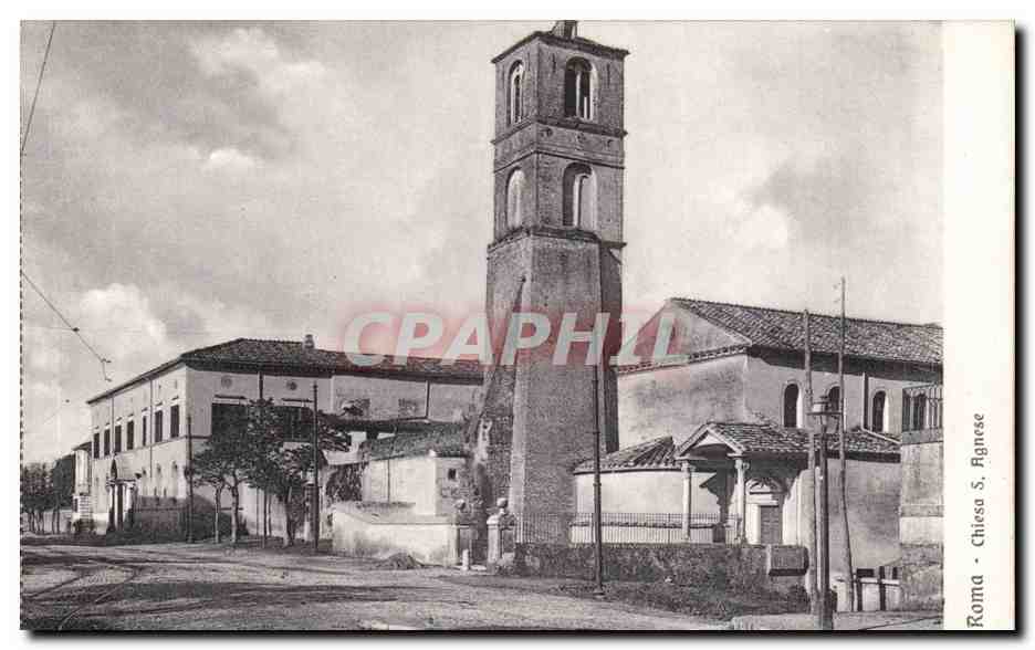 CPA Italie Italia Roma Chiesa S Agnese