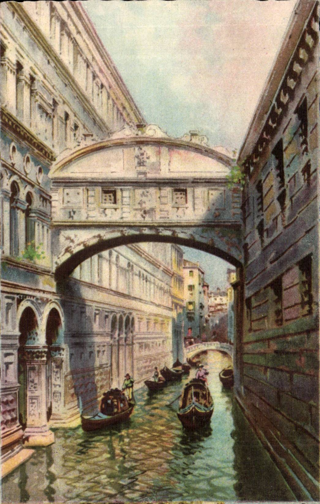 CPA Italie Italia Venezia Ponte del Sospiri