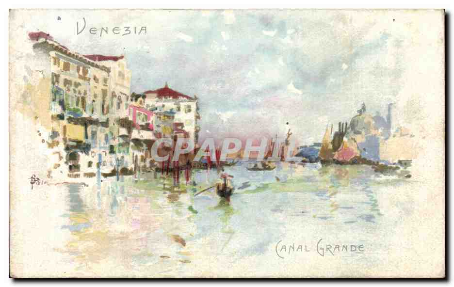 CPA Italie Italia Venezia Canal Grande