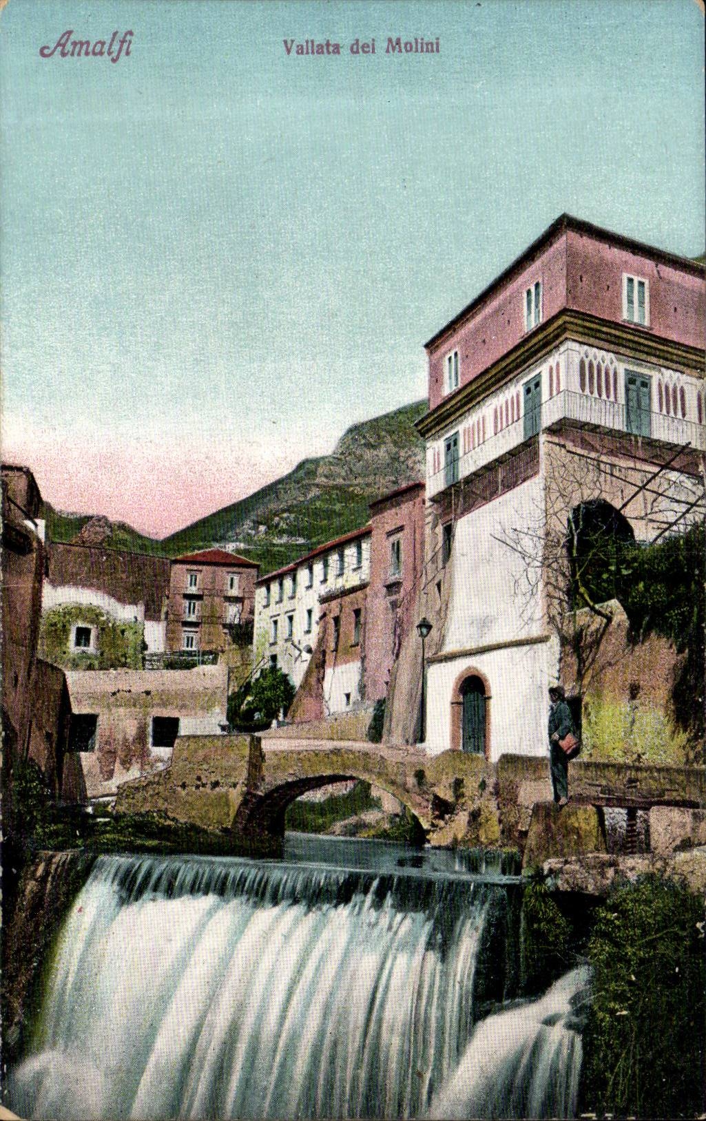 CPA Italie Italia Amalfi Vallata del Molini
