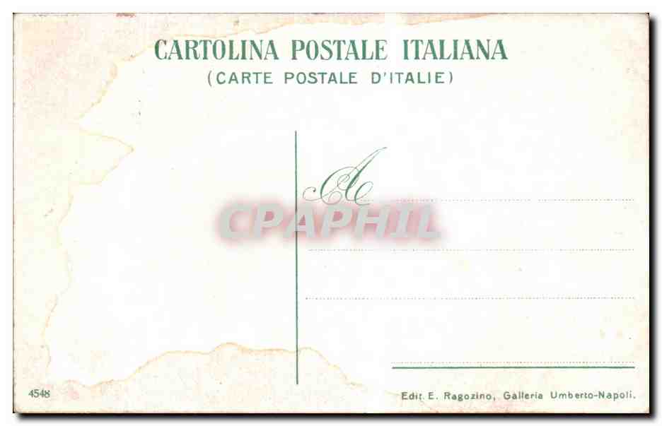 CPA Italie Italia Amalfi Vallata del Molini — Rückseite