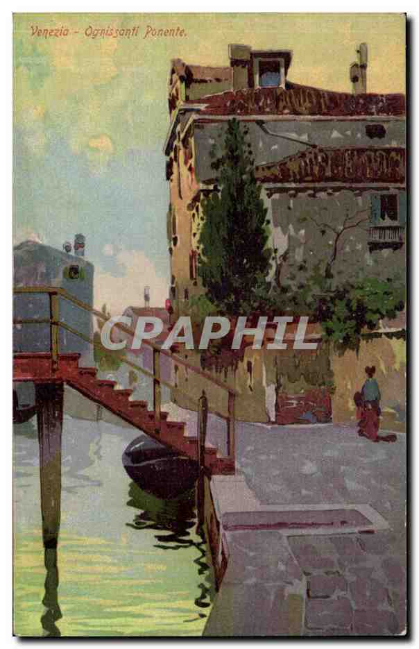 CPA Italie Italia Venezia Ognissanti Ponente