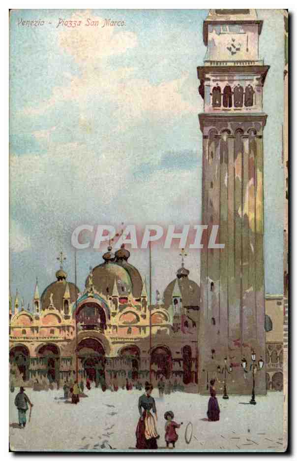 CPA Italie Italia Venezia Piazza San Marco