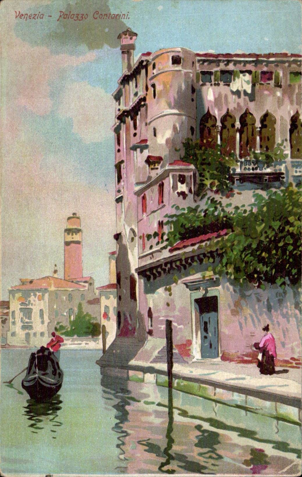 CPA Italie Italia Venezia Palazzo Cantorini