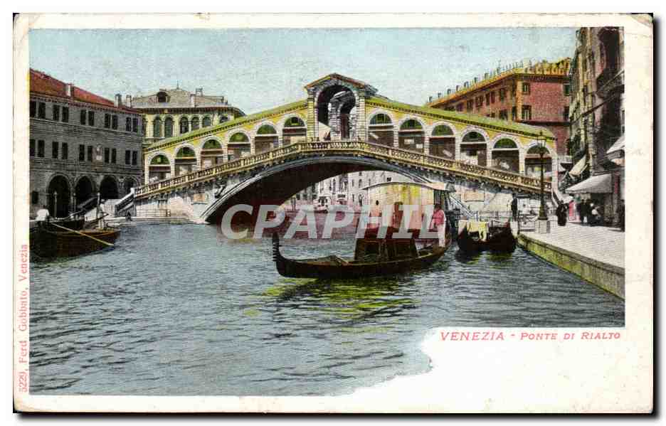 Italia - Italie - Italy - Veneto - Venezia - Venice - Ponte di Rialto - CPA 