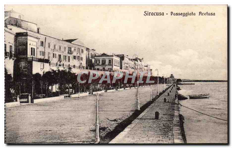 Italia - Italie - Italy - SIracusa - Passeggiata Aretusa - CPA 