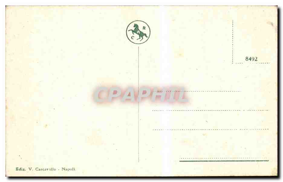Italie - Italia - Italy - Napoli - Naples - Piazza della Borsa - CPA  — Verso