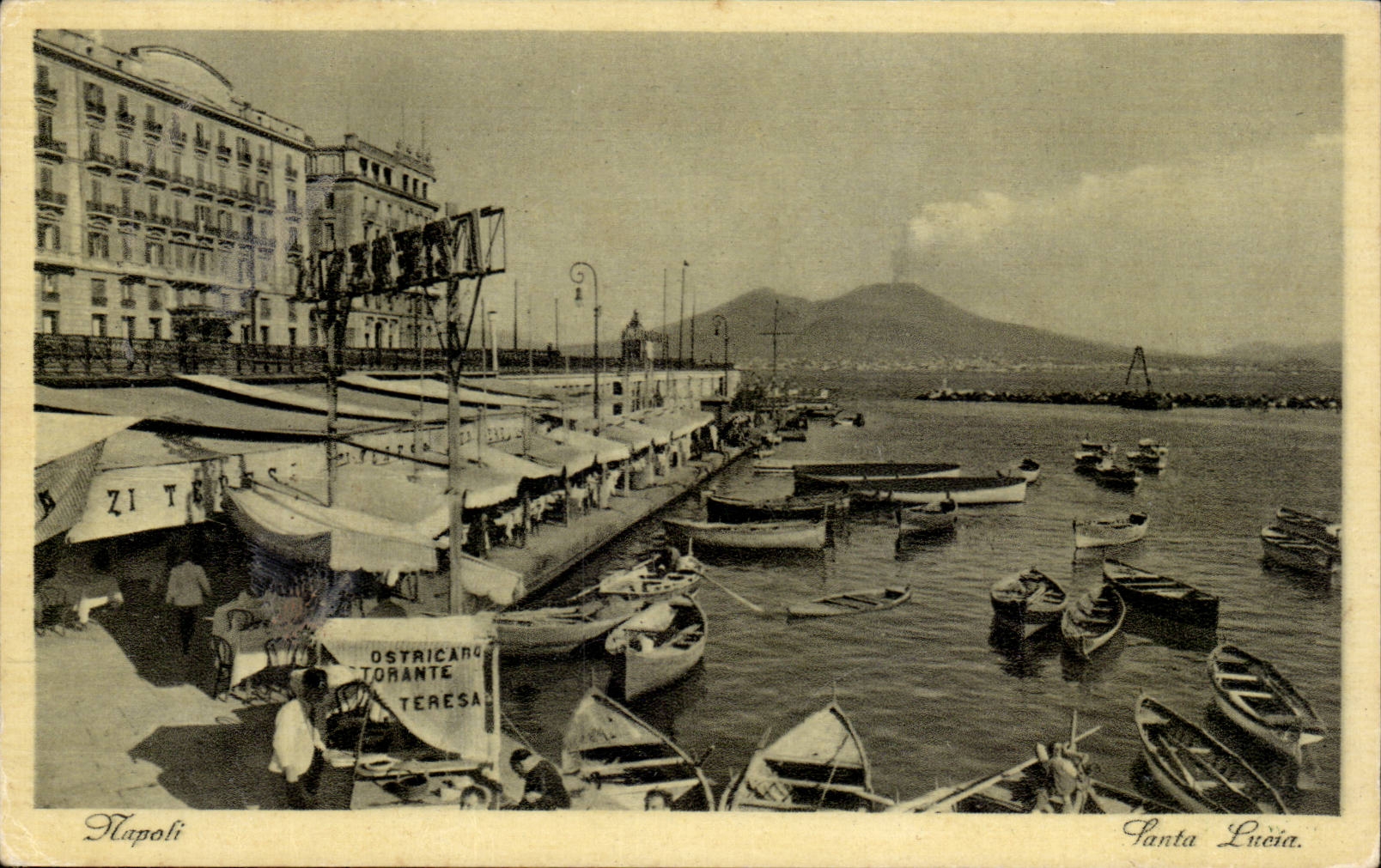 Italie - Italia - Italy - Napoli - Naples - Sante Lucia - CPA 