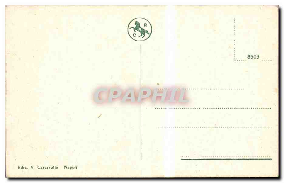 Italie - Italia - Italy - Napoli - Naples - Sante Lucia - CPA  — Verso
