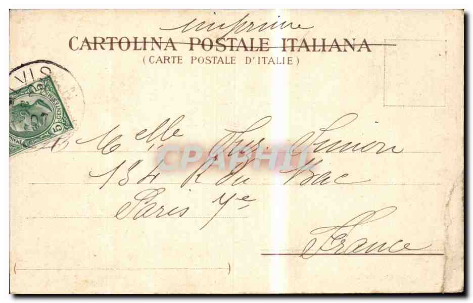 Italie - Italia - Italy - Brescia - Via Magneta - Corso del Teatro - CPA  — Rückseite