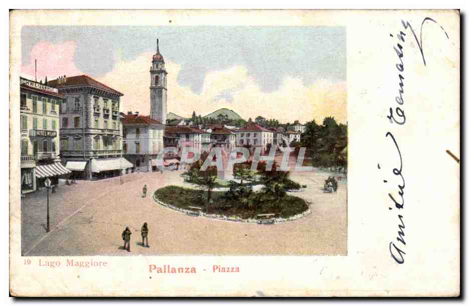 Italie - Italia - Italy - Verbania - Pallanza - Piazza - CPA 