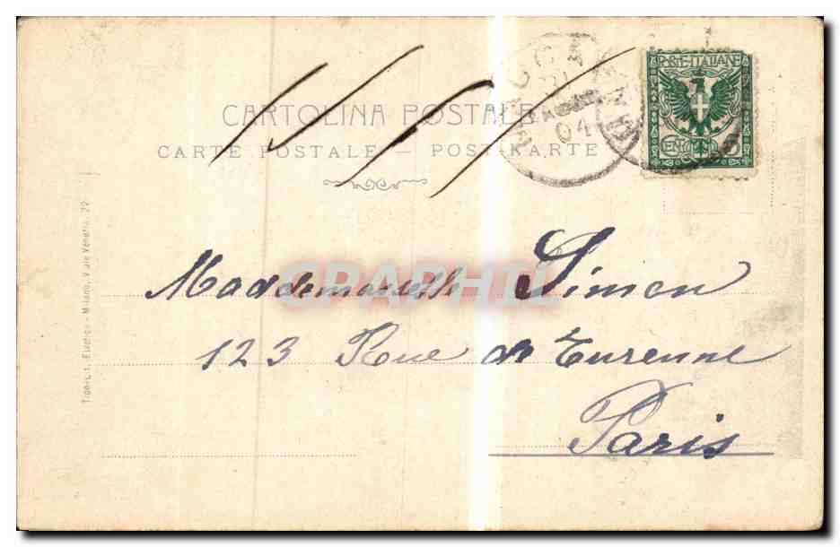Italie - Italia - Italy - Verbania - Pallanza - Piazza - CPA  — Back