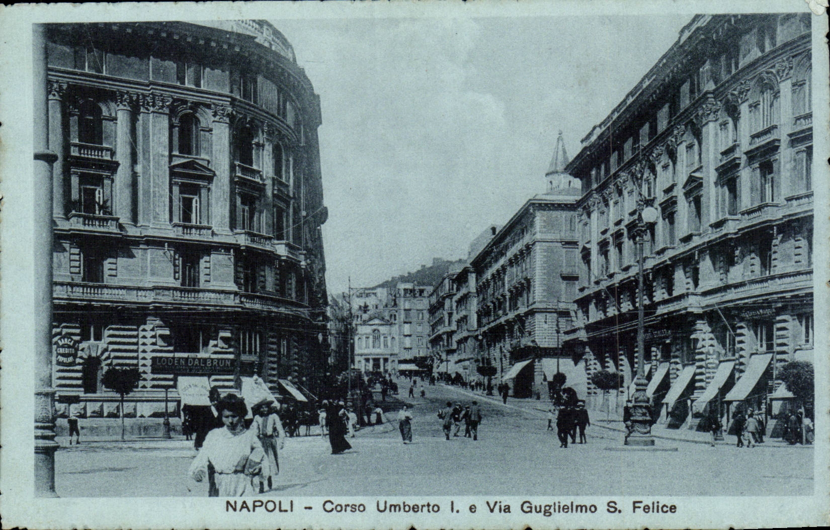 Italie - Italie - Italy - Napoli - Naples - Corso Umberto - Via Guglielmo - CPA 