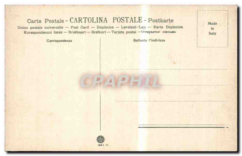 Italia - Italie - Italy - Milano - Milan - Largo Cairoli - CPA  — Rückseite