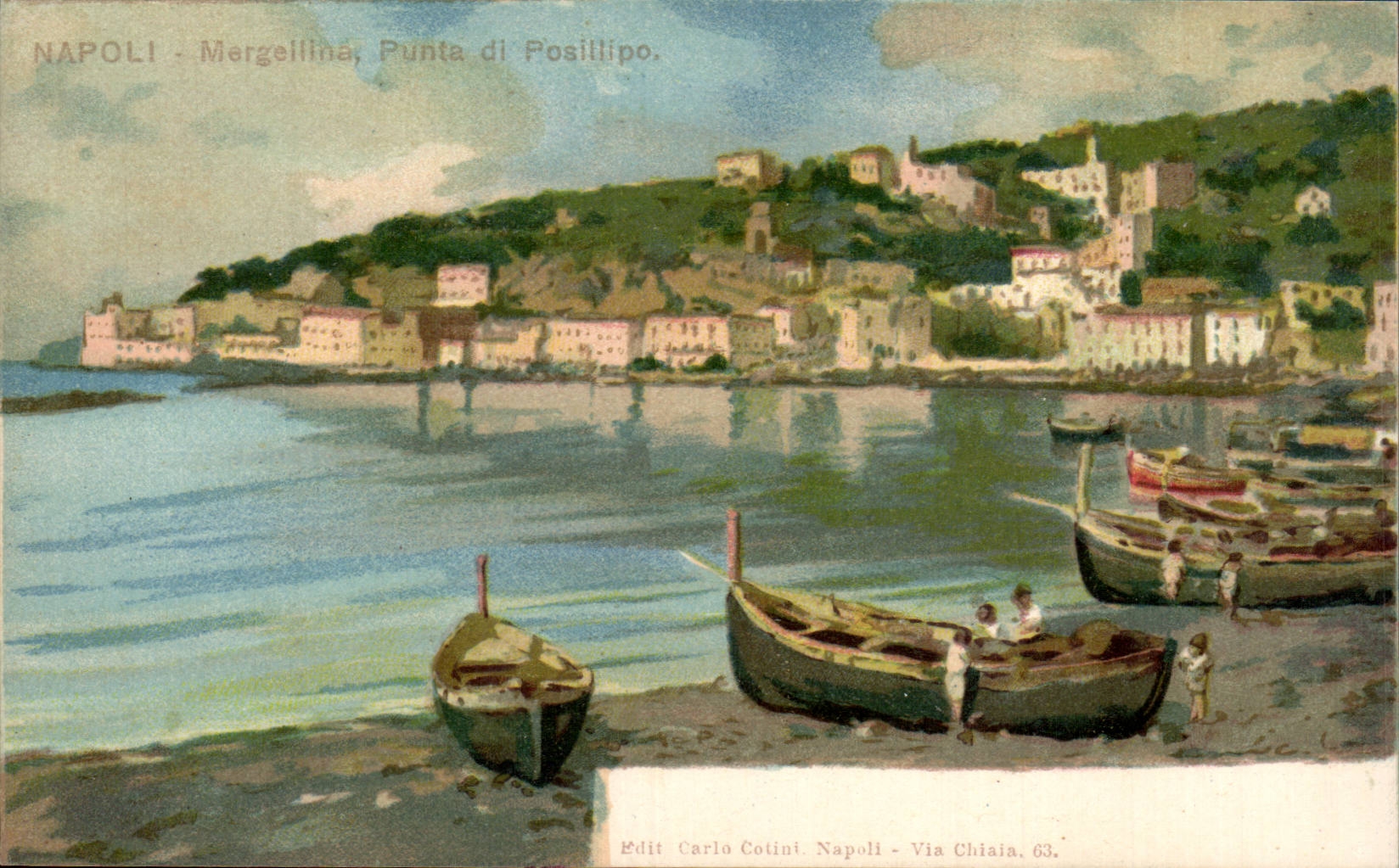 Italia - Italie - Italy - Naples - Napoli Mergellina Punta di Posillipo - CPA 