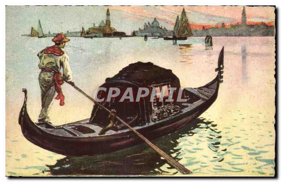 Italia - Italie - Italy - Venice - Venezia - La Gondola - CPA 