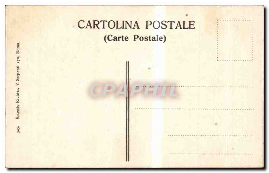 Italia - Italie - Italy - Rome - Roma - S S Pio X ed i Giardini vaticani - CPA  — Rückseite