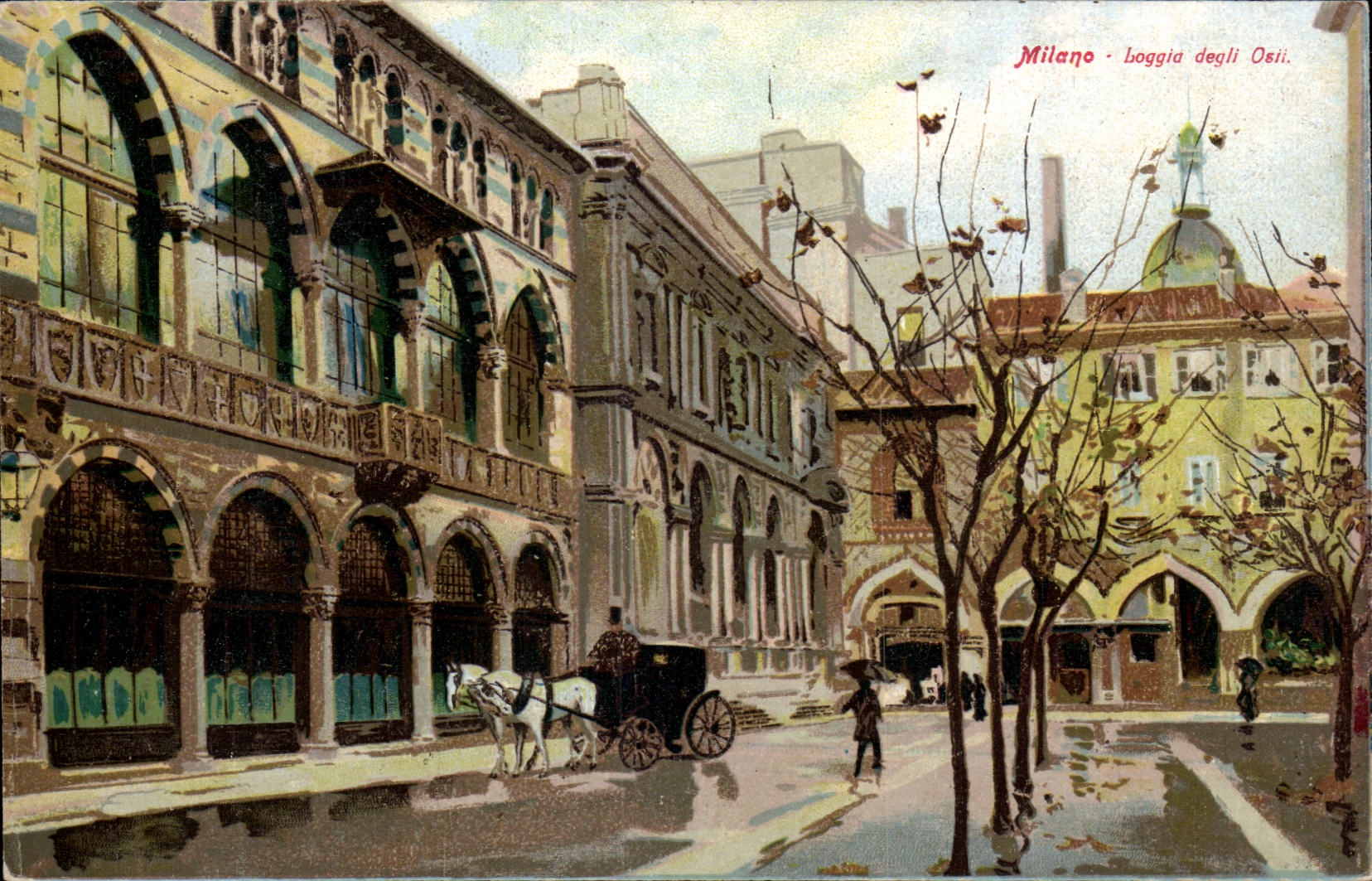 Italia - Italie - Italy - Milano - Milan - Loggia - CPA 