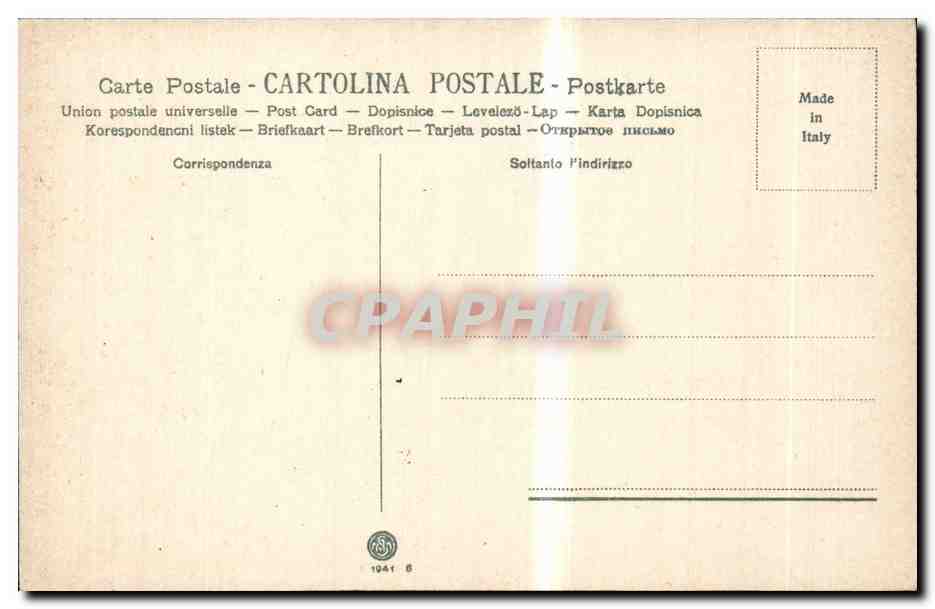 Italia - Italie - Italy - Milano - Milan - Piazzo della Scala - CPA  — Rückseite