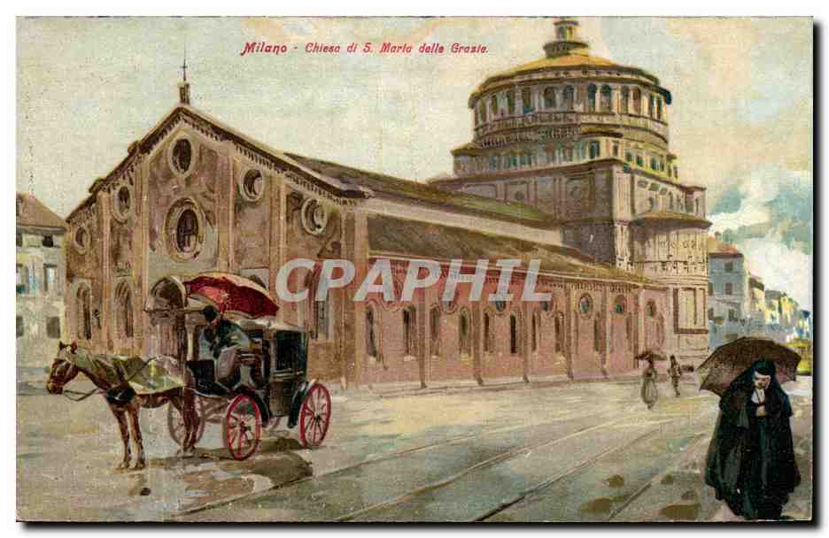 Italia - Italie - Italy - Milano - Milan - Chiesa di S Maria della Grazie - CPA 