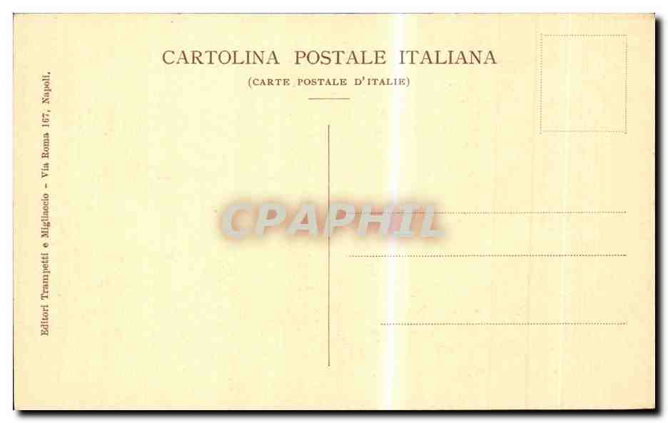 Italia - Italie - Italy - Castellammare di Stabia - Dal Cantiere - CPA  — Rückseite