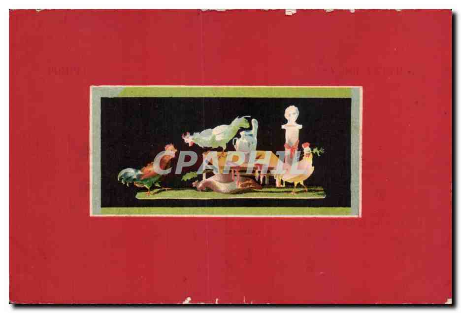 Italie - Italia - Italy - Pompei - Le Coq - rooster - CPA 