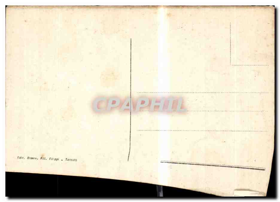 Italia - Italie - Italy - Taranto - Piazza Sant'Angelo - CPA  — Back