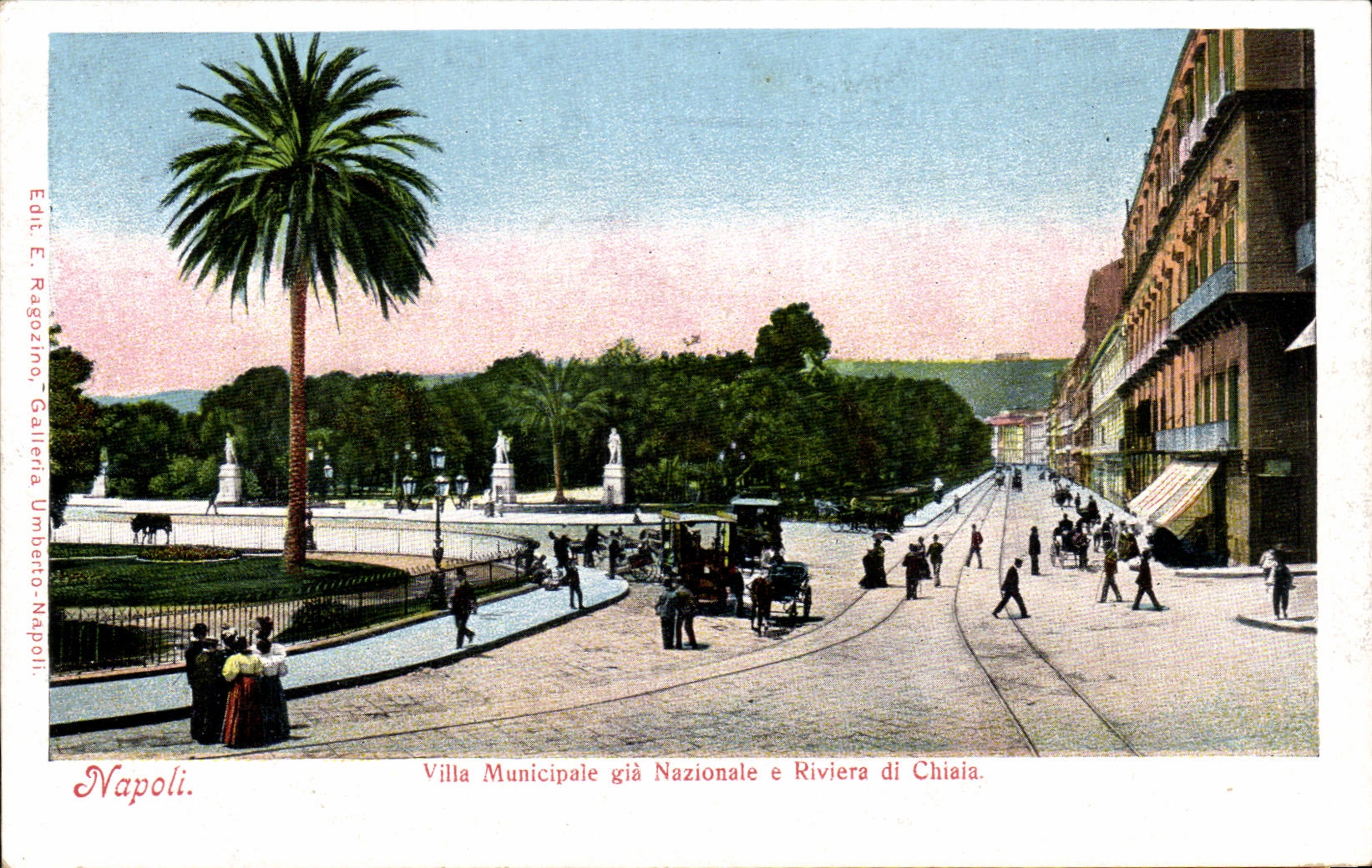Italia - Italie - Italy - Naples - Napoli - Villa Municipale - CPA 