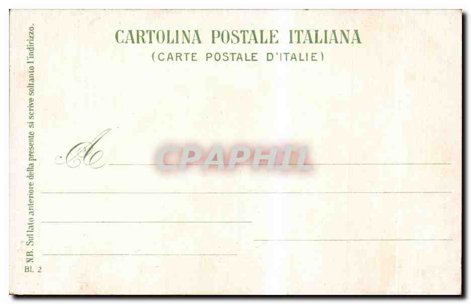 Italia - Italie - Italy - Naples - Napoli - Villa Municipale - CPA  — Verso