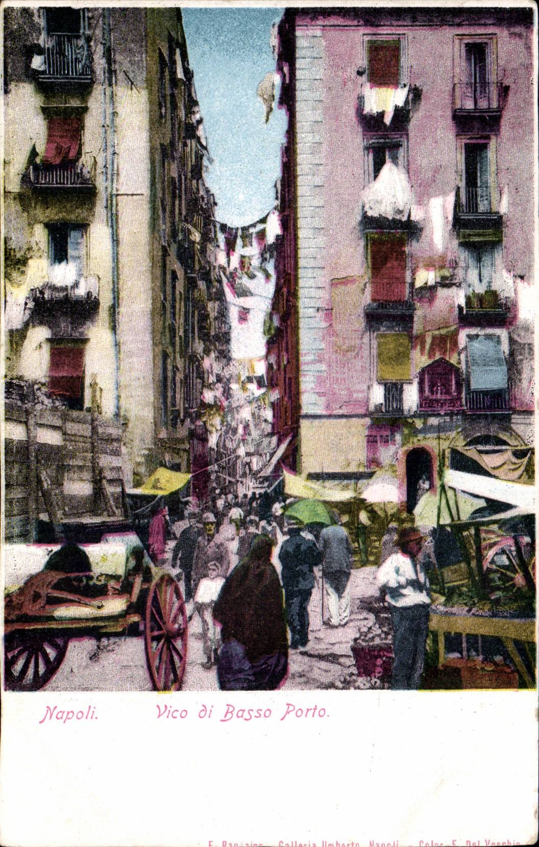 Italia - Italie - Italy - Naples - Napoli - Vico di Basso Porto - CPA 