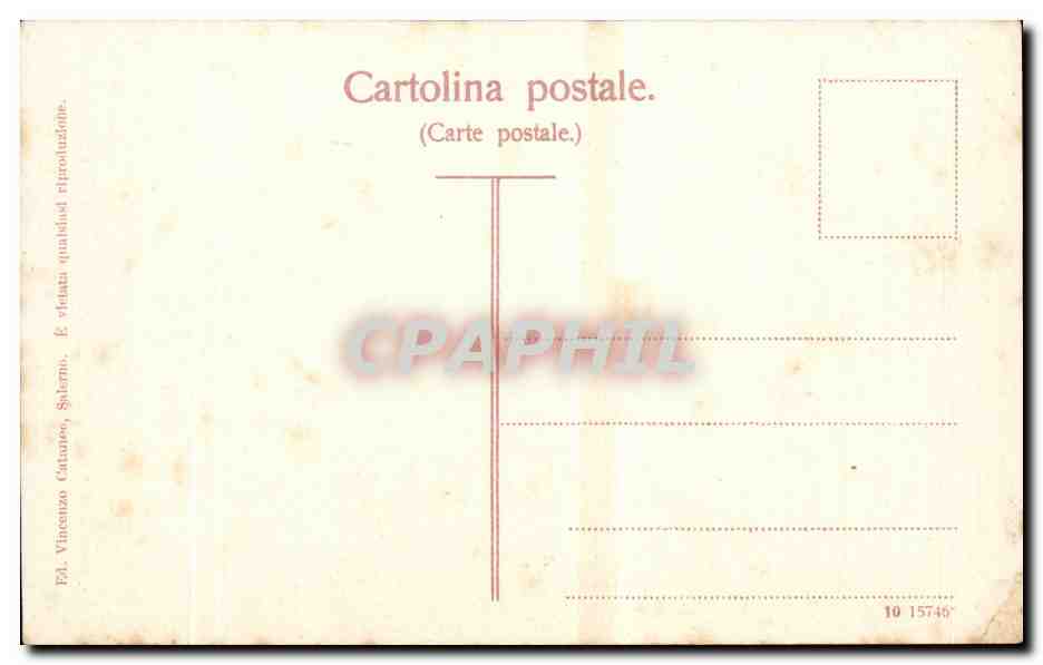 Italie - Italy - Italia - Ricordo di Salerno - CPA  — Rückseite