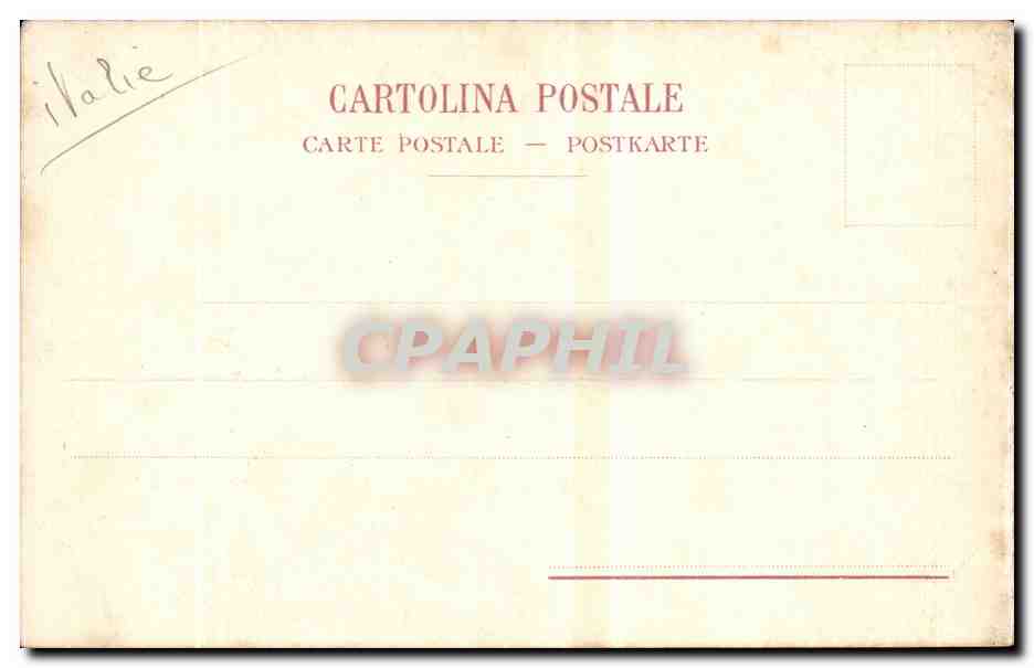 Italie - Italy - Italia - Sorrento - Il Grand Hotel Vittorio - CPA  — Rückseite