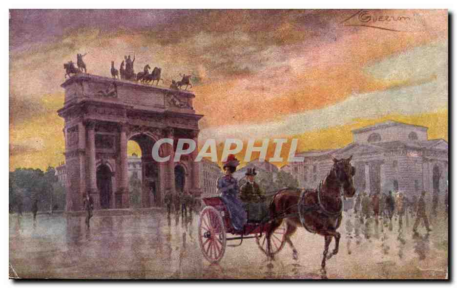 Italie - Italy - Italia - Milano - Milan - Arco della Pace - CPA 