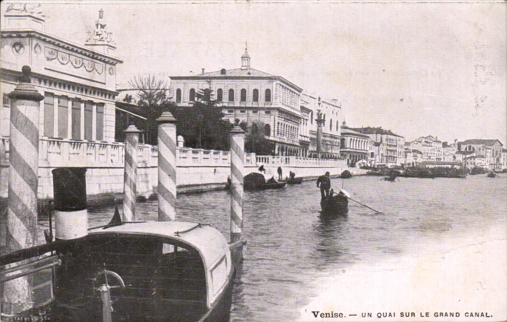 Italia - Italie - Italie - Venice - Venise - Venezia - Le Matin - Un Quai sur le Grand Canal - CPA 