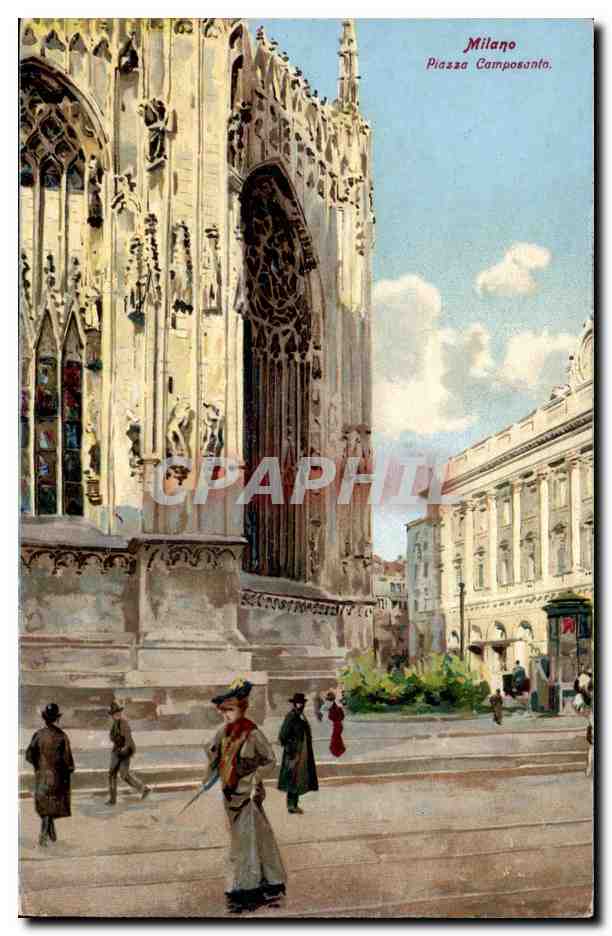 Italia - Italie - Italie - Milan - Milano - Piazza Composanto - CPA 