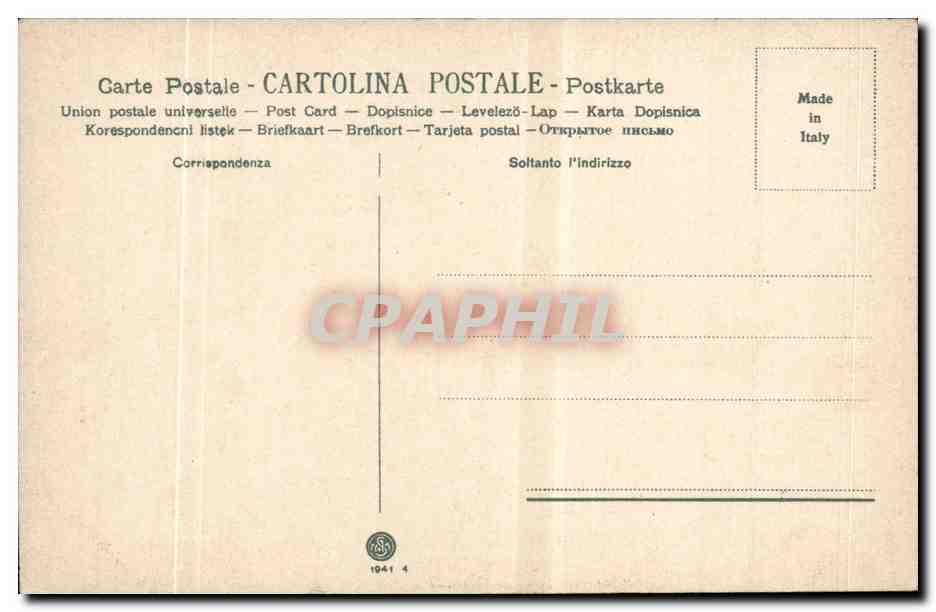 Italia - Italie - Italie - Milan - Milano - Piazza Composanto - CPA  — Rückseite