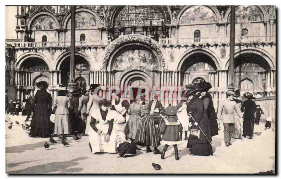 Italia - Italie - Italy - Venice - Venezia - Piazza S Marco - CPA 