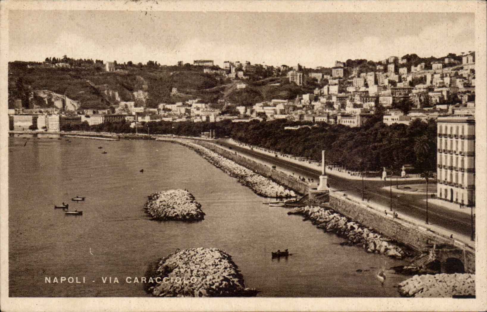 Italia - Italie - Italy - Napoli - Naples - Via Carraccioni - CPA 