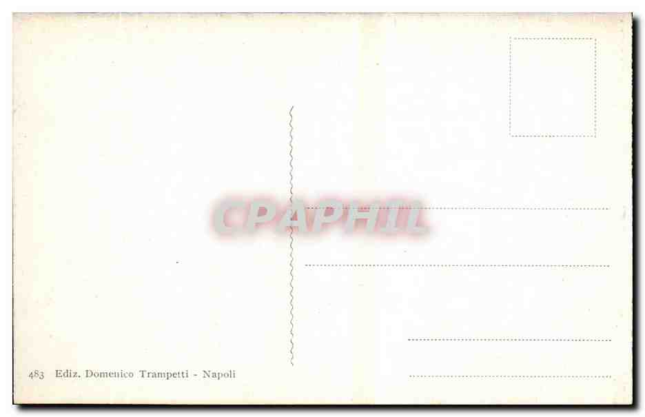 Italia - Italie - Italy - Napoli - Naples - Castel S Elmo del Porto - CPA  — Verso